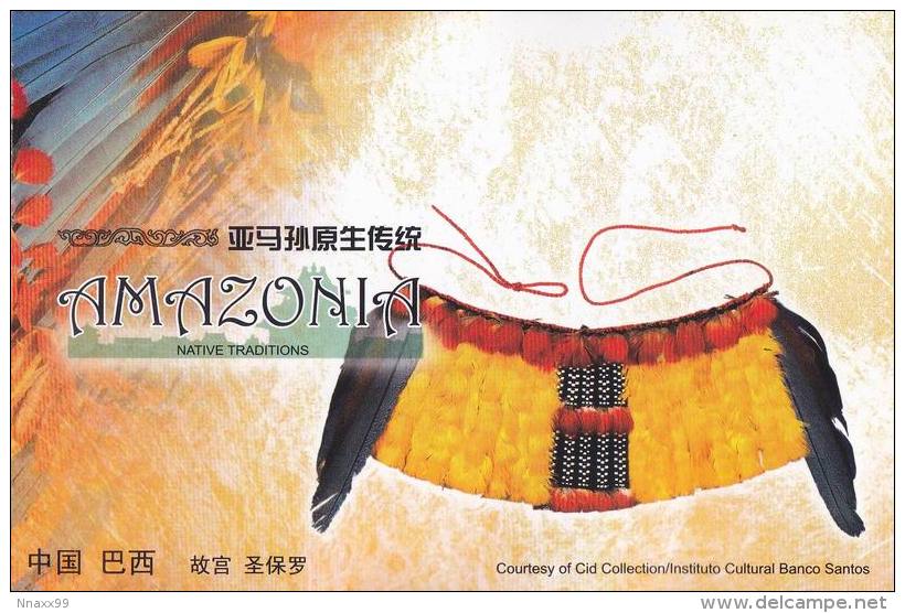 Brazil - Visor Of Amazonia Indian, China's Postcard - Otros