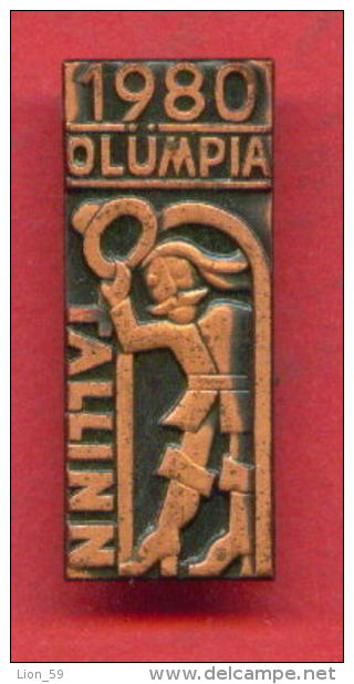 F365 / SPORT - Sailing Event Was Held In Tallinn, Estonia  -  1980 Summer XXII Olympics Games Moscow Russia Badge Pin - Segeln