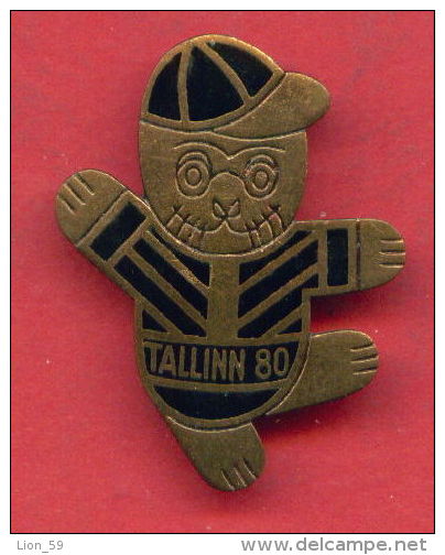 F366 / SPORT - Sailing Event Was Held In Tallinn, Estonia  -  1980 Summer XXII Olympics Games Moscow Russia Badge Pin - Sailing, Yachting