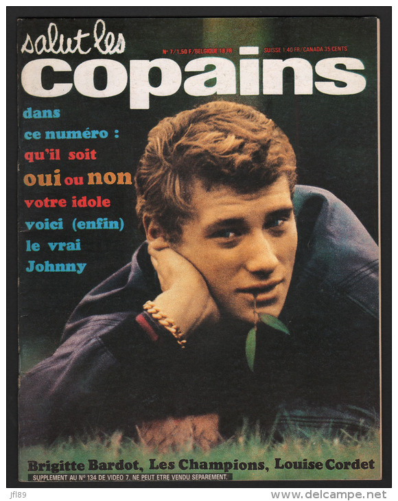 7161 -   Johnny Hallyday    Brigitte Bardot  James Dean   (Groupe 60  Les Champions  )  Louise Cordet - Musique