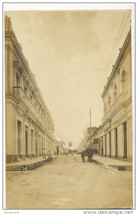 Sagua La Grande Calle De Marti Real Photo Foto Carrandi - Cuba