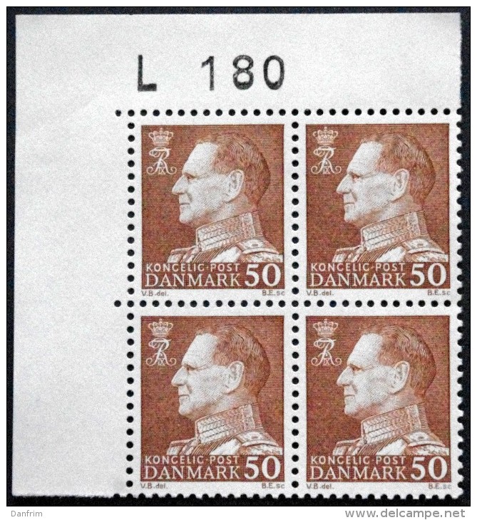 Denmark 1967 Kônig Frederik IX   MiNr.457y MNH (**)  (lot  L 2518) - Ungebraucht