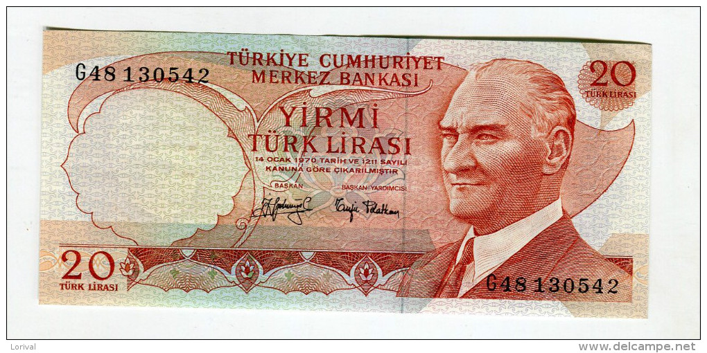 20 LIRA      NEUF 2 - Turquie