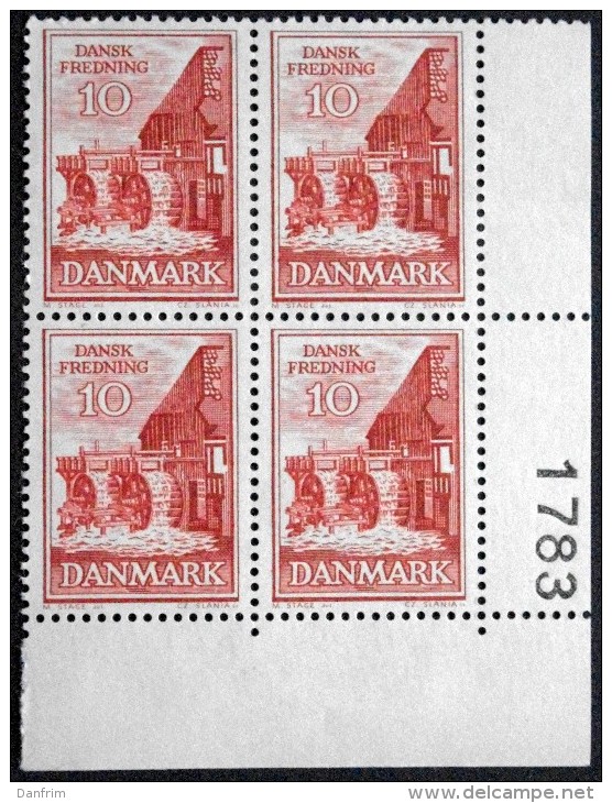 Denmark 1962  Watermill / Moulin à Eau / Wassermühle    MiNr.404x  MNH (**)  (lot  L 2551)Cz.Slania - Ungebraucht