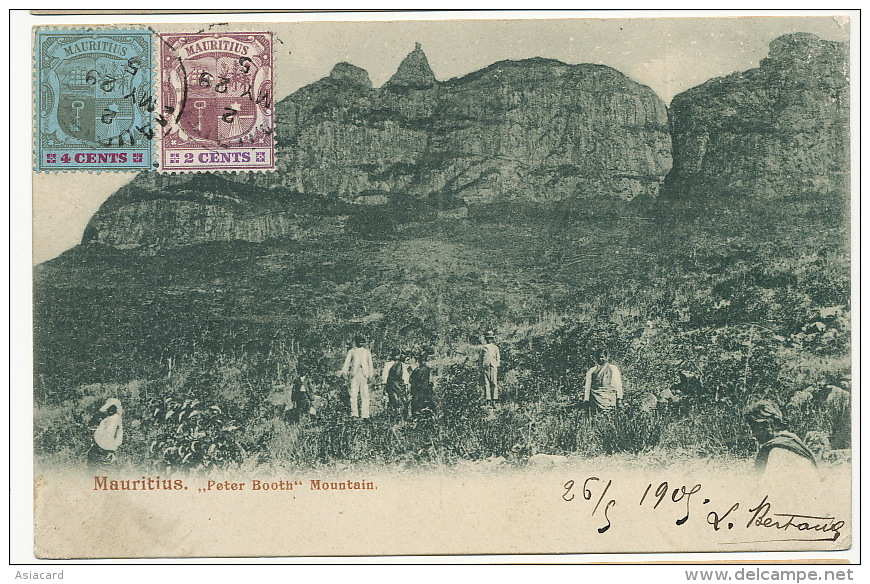 Mauritius Maurice Peter Booth Mountain P. Used 2 Stamps - Maurice