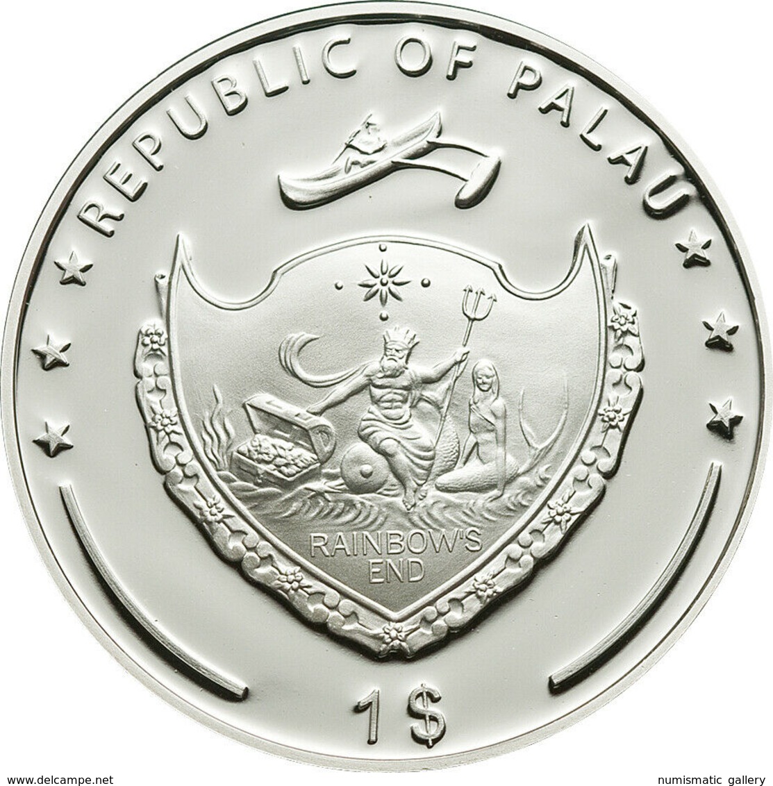 PALAU 1 DOLAR 2010 PAPA JUAN PABLO II - Palau