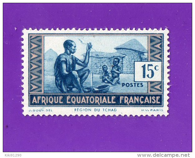 REGION  DU  TCHAD  --  AFRIQUE  EQUATORIALE  FRANCAISE  --  **  15 C.. **  -- POSTE 1937  - NEUF SANS TRACE DE CHARNIERE - Neufs