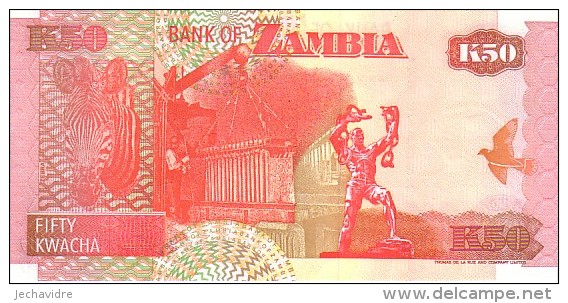 ZAMBIE  50 Kwacha  Emission De 2003     Pick 37 D     ***** BILLET  NEUF ***** - Zambia