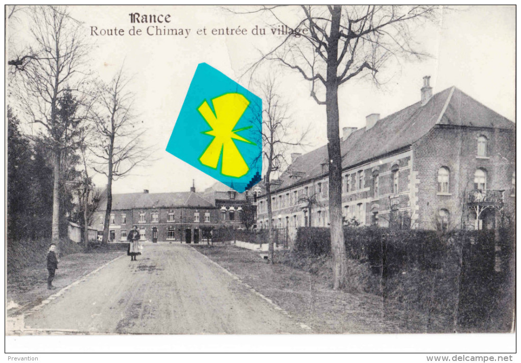 RANCE - Route De Chimay Et Entrée Du Village - Sivry-Rance