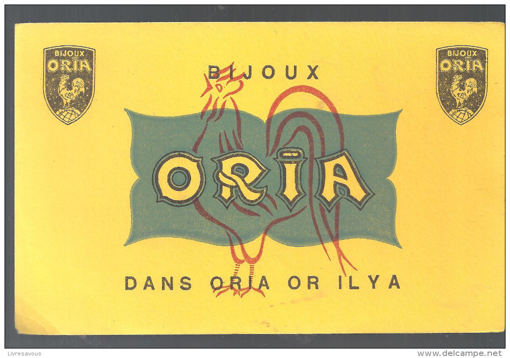 Buvard. Bijoux ORIA Dans ORIA OR Il Y A - Parfums & Beauté