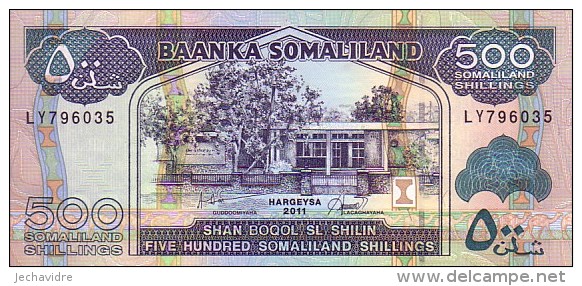 SOMALILAND  500 Shillings  Emission De 2011    Pick 6x      ***** BILLET  NEUF ***** - Somalia