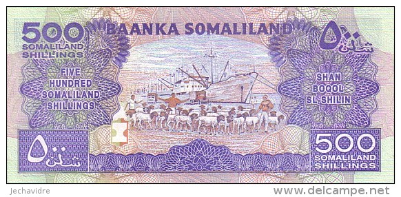 SOMALILAND  500 Shillings  Emission De 2011    Pick 6x      ***** BILLET  NEUF ***** - Somalia