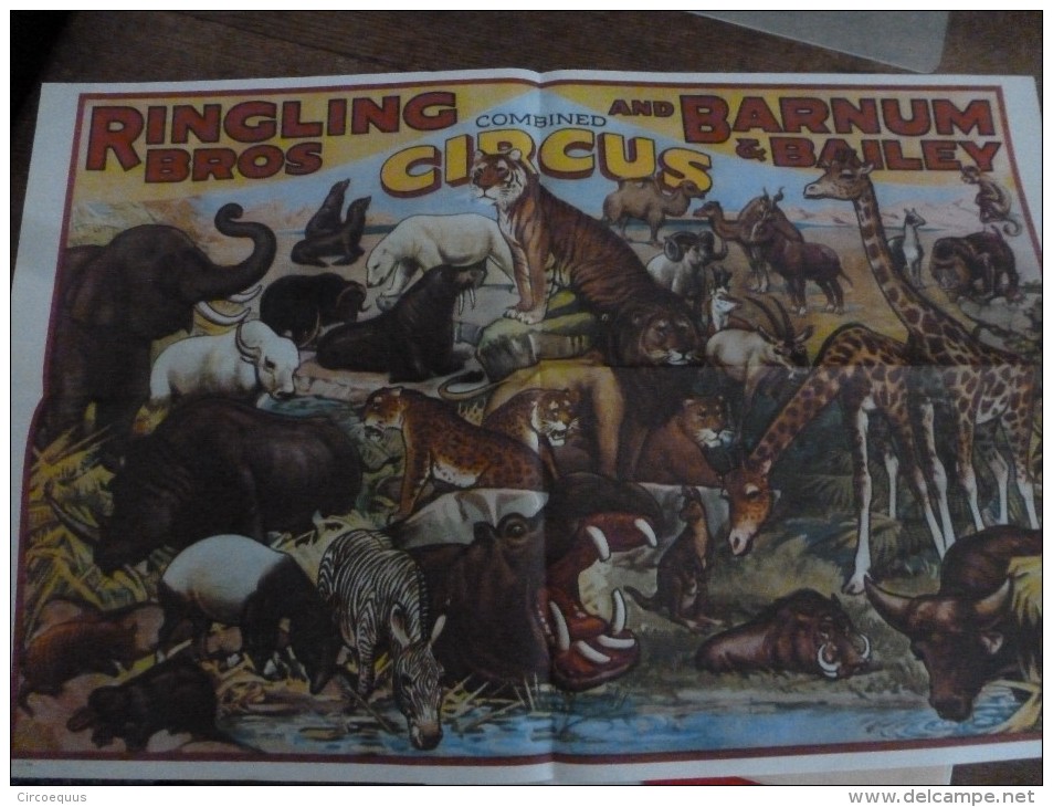 Affiche Poster Plakat Circus Cirque Circo Cirkus Zirkus Sirkus New Repro Ringling Barnum - Affiches