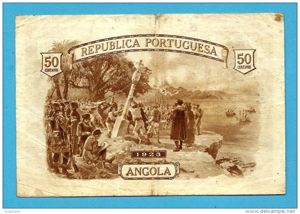 ANGOLA - A Célebre RITA - 50 CENTAVOS - 1923 - P 63 - SÉRIE H/3 - Portugal - Angola