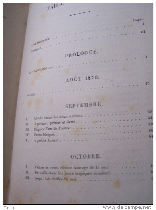 L ANNEE TERRIBLE VICTOR HUGO 27e Edition 1875 LIBRAIRIE HACHETTE ET CIE - 1801-1900