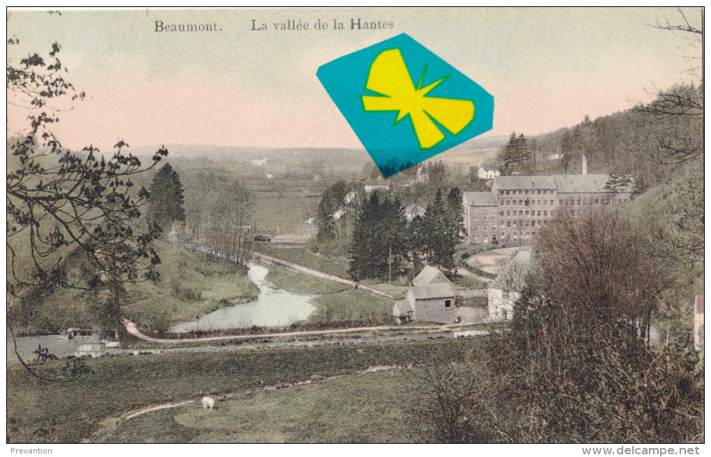 BEAUMONT - La Vallée De La Hantes - Carte Colorée - Beaumont