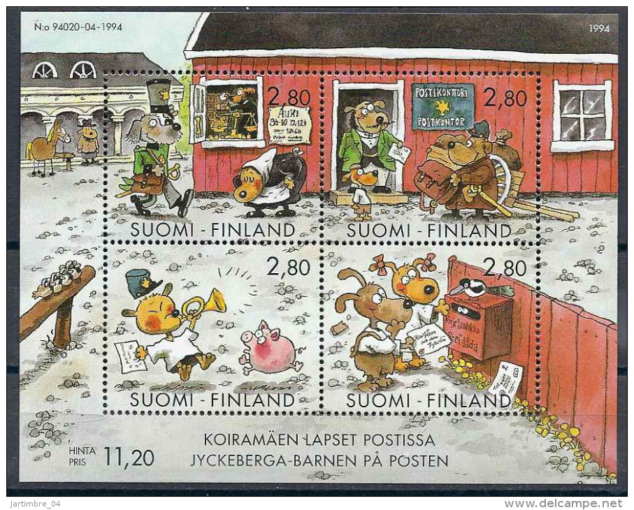 1994 FINLANDE BF 14 ** Journée Du Timbre - Blocks & Sheetlets