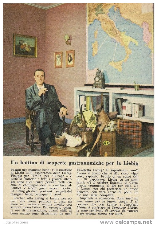 # LIEBIG TAVOLETTA 1950s Advert Pubblicità Publicitè Reklame Broth Bouillon Broth Bruhe Soup - Poster & Plakate