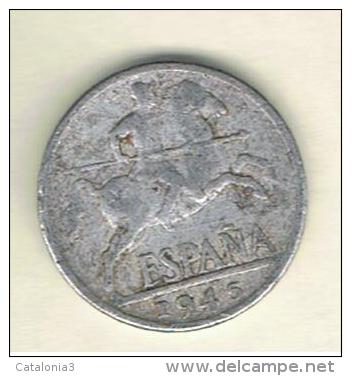 10 Centimos 1945 - 25 Centesimi