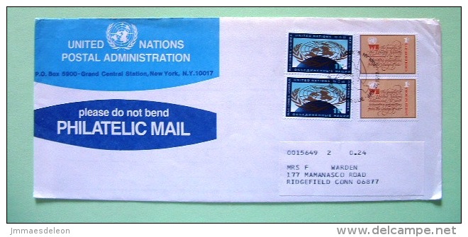 United Nations New York (USA) 1978 FDC Cover To Ridgefield - Opening Words At UN Charter - Earth Globe And Emblem - C... - Storia Postale