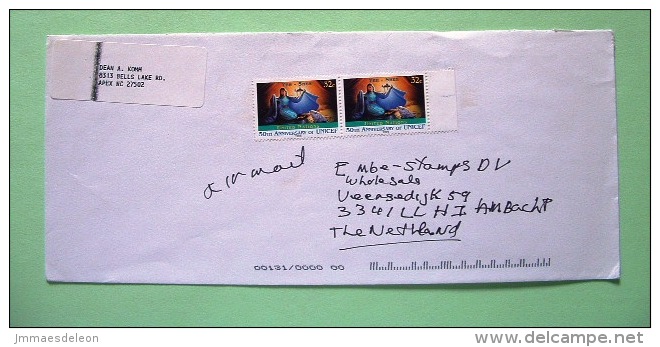 United Nations New York (USA) 1996 Cover To Holland - Fairy Tales Yeh-Shen (China) - Fish - Storia Postale