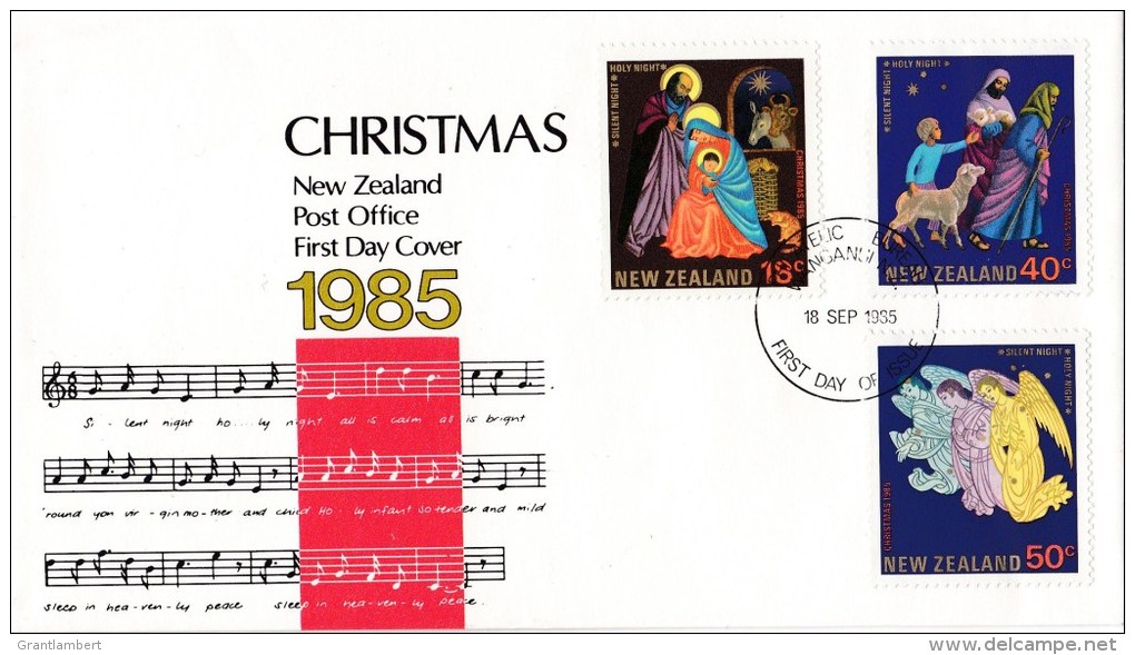 New Zealand 1985 Christmas FDC - FDC