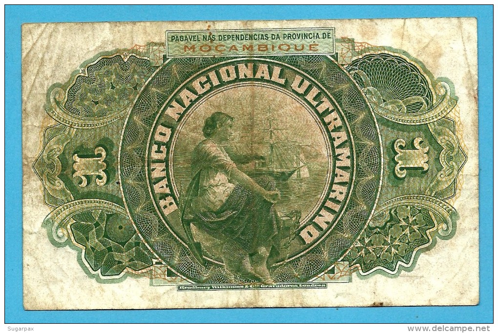 MOZAMBIQUE - 1$00 - 1 ESCUDO - 01.09.1941 - P 81 - F. De OLIVEIRA CHAMIÇO - PORTUGAL - Moçambique