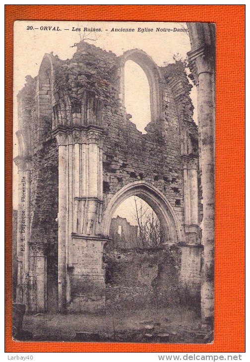 1 Cpa Orval Les Ruines Ancienne Eglise Notre Dame - Florenville