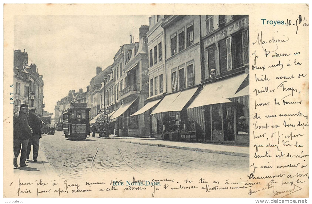 TROYES RUE NOTRE DAME LE TRAMWAY - Troyes