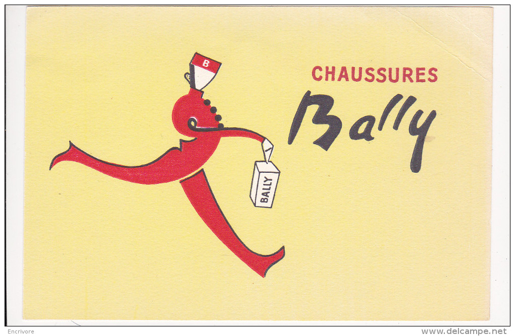 Buvard Chaussures BALLY Superbe Graphisme - Chaussures