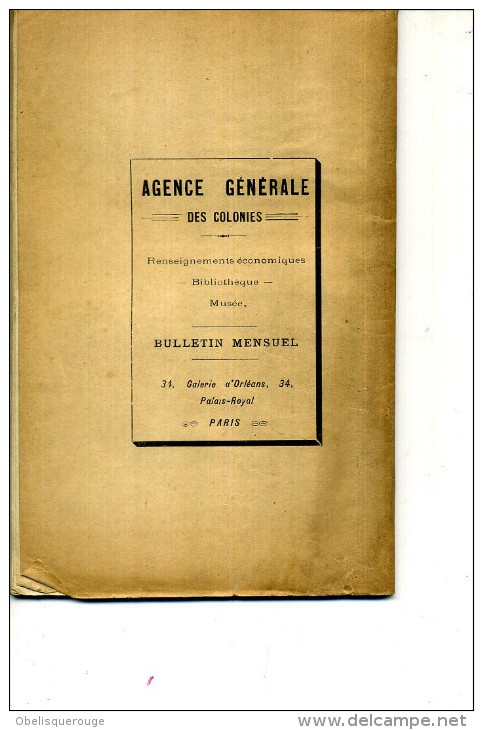 1925 LA MARTINIQUE AGENCE GENERALE DES COLONIES PHOTOS DEVENUES DES CARTES POSTALES - Outre-Mer