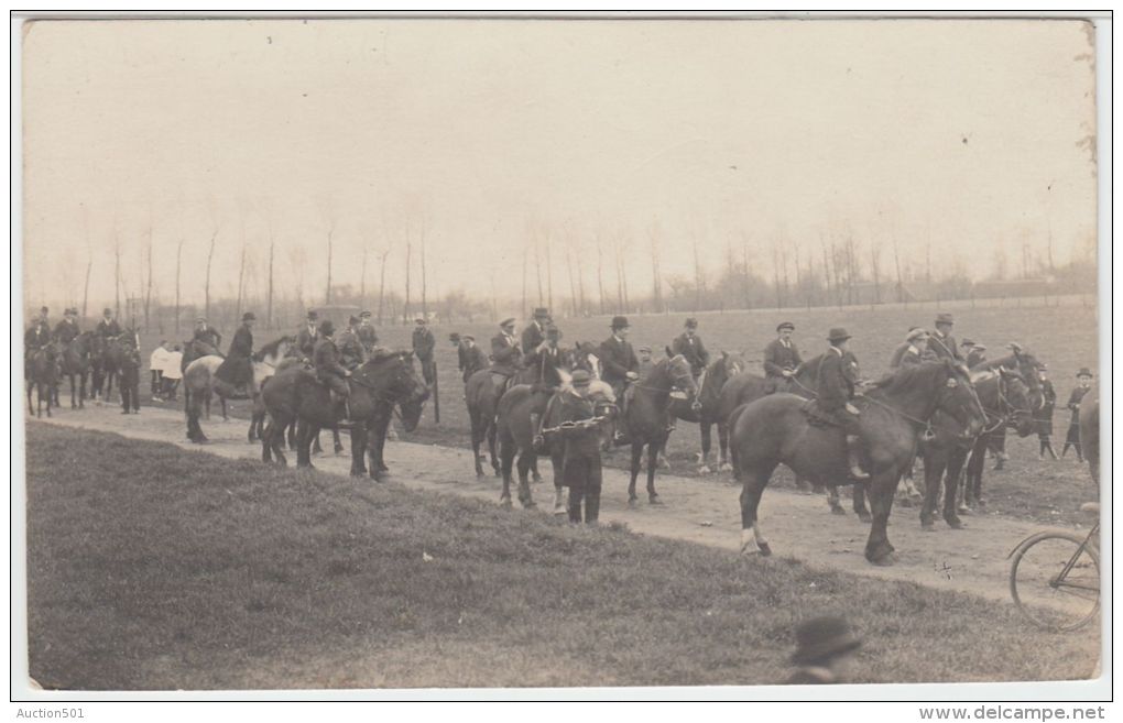 21022g PROCESSION - CHEVAUX - Anderlecht - Carte Photo - Anderlecht