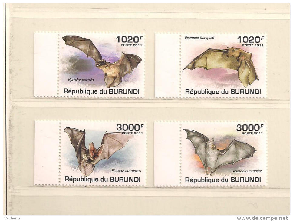 BURUNDI   ( AFBUR - 6 )   2011 N° YVERT ET TELLIER  N° 1197/1200   N** - Ongebruikt