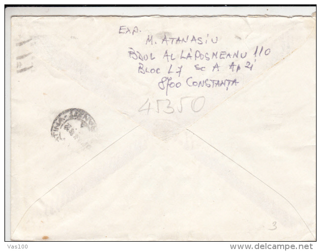 POLAR NAVIGATION DAY, POLAR BEAR, WHALE, SHIP, SPECIAL COVER, 1988, ROMANIA - Evenementen & Herdenkingen