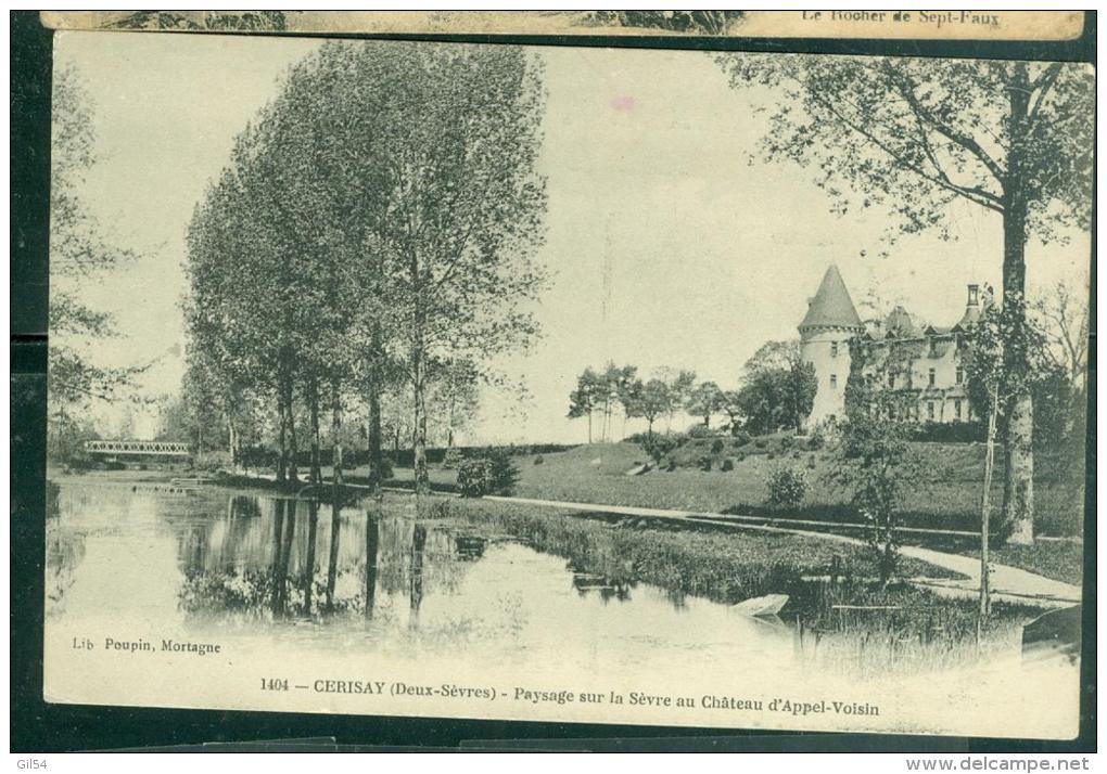 N°1404  -  Cerisy ( Deux Sèvres )  - Paysage Sur La Sèvre Au Chateau D'appel-Voisin   Dau48 - Cerizay