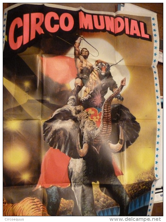 Circus Cirque Circo Cirkusz Circus Sirkus Affiche Plakat Mundial Big Large Gross - Affiches