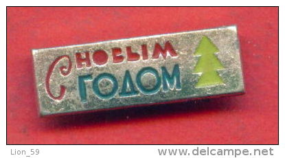 F508 / Christmas Noel Weihnachten -   Russia Russie Russland Rusland -  Badge Pin - Navidad