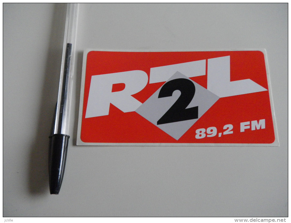 Autocollant - RADIO FM  - RTL2 - Stickers