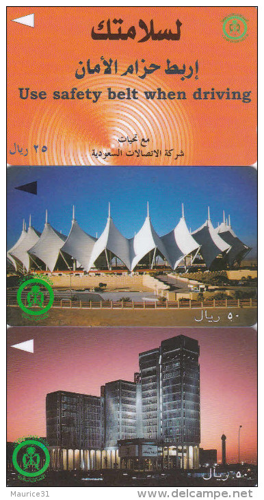 3 Télécartes ARABIE SAOUDITE Lot1 (bon état) - Arabie Saoudite