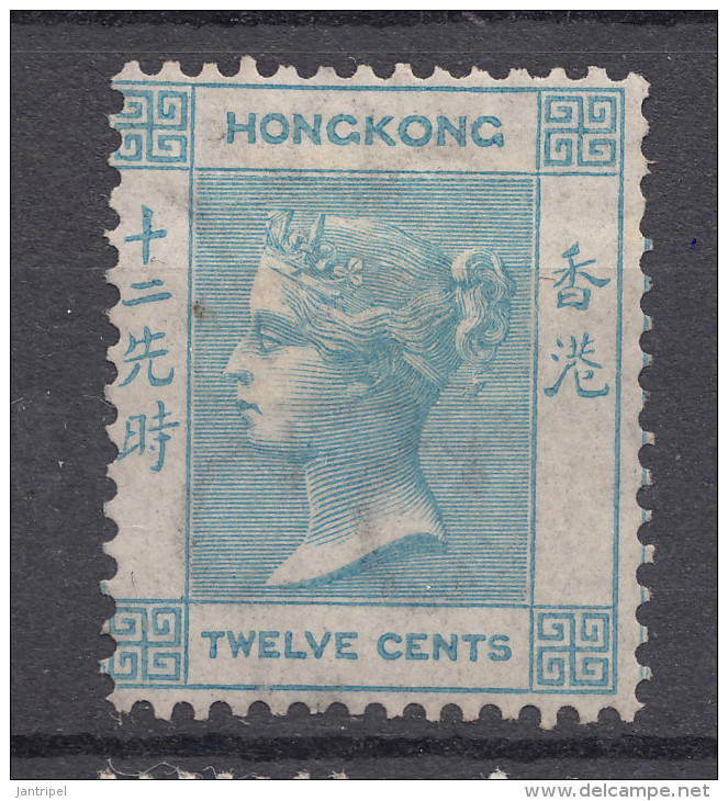 HONGKONG  1863  12 C  MH  NO  GUM - Ungebraucht