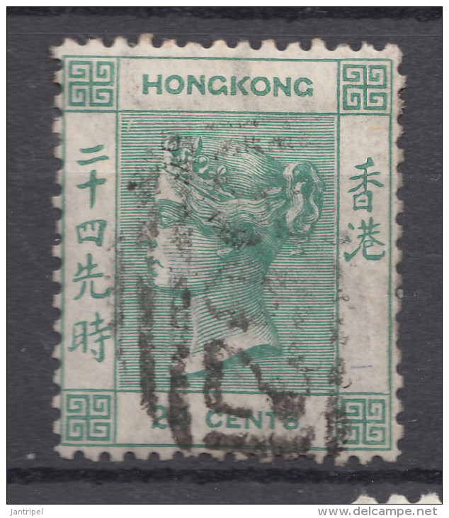 HONGKONG  1863  24 C   FINE USED B62 - Used Stamps