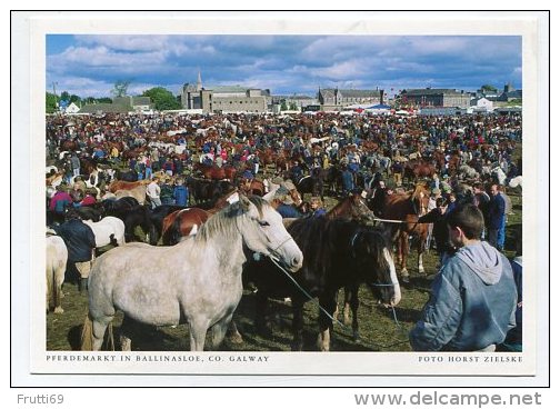 IRELAND - AK 190421 County Galway - Pferdemarkt In Ballinasloe - Galway