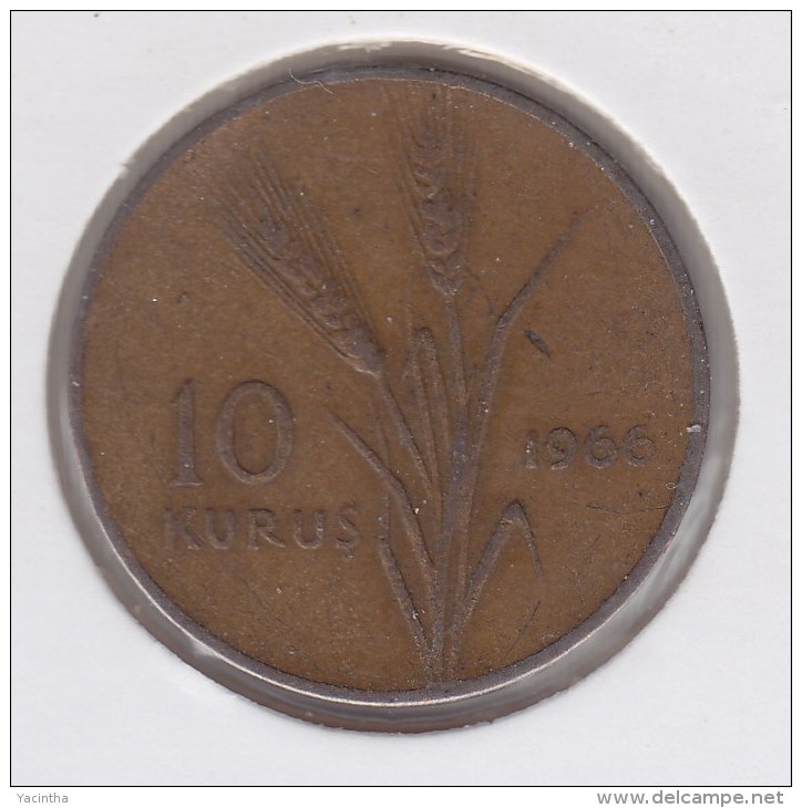 @Y@  Turkije   10 Kurus  1966   (2682) - Turquie