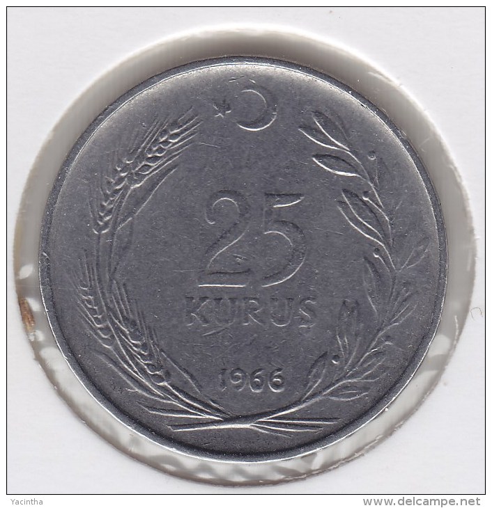 @Y@  Turkije   25 Kurus  1966   (2686) - Turquie