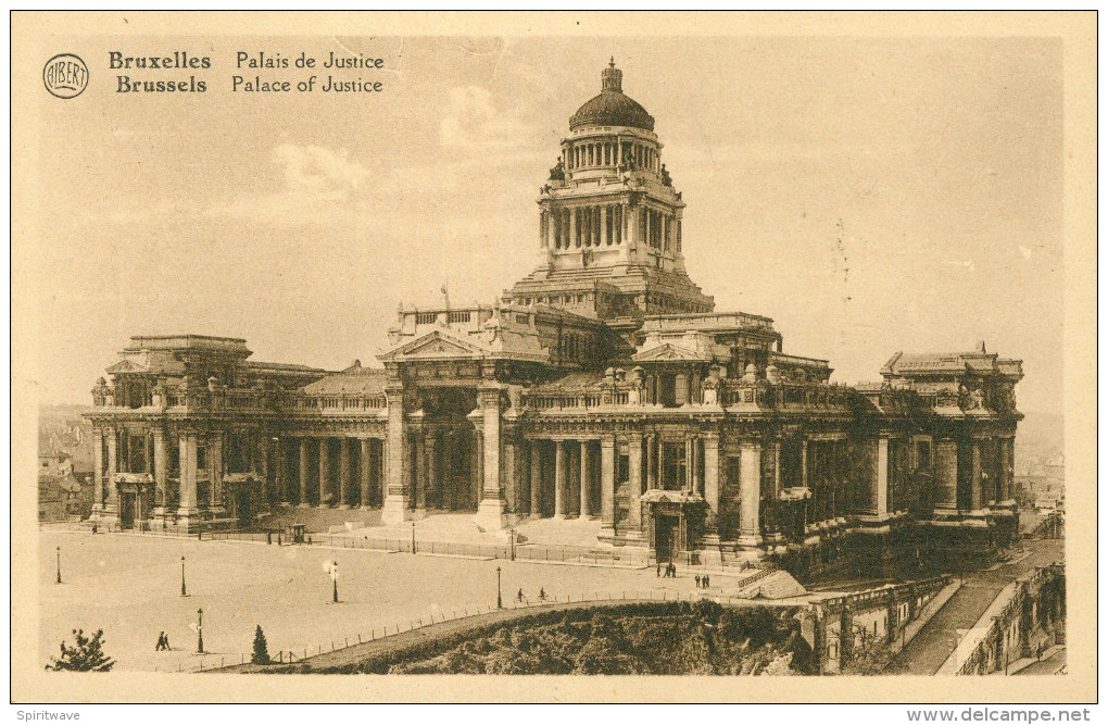 Alte Ansichtskarte Aus Belgien Mit Dem Motiv: Bruxelles - Palais De Justice - Monuments