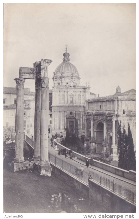 NJ/ Ca 1905 Vraie Photo Echte Foto Real Photo Rome Roma Forum Romanum Detail Photo Gevaert - Panoramische Zichten, Meerdere Zichten