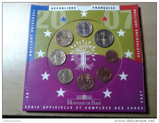 EURO 2007  "FRANCE " COFFRET BU - Colecciones