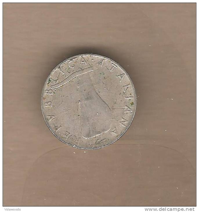 Italia - Moneta Circolata Da 5 Lire "Delfino" - 1954 - 5 Lire