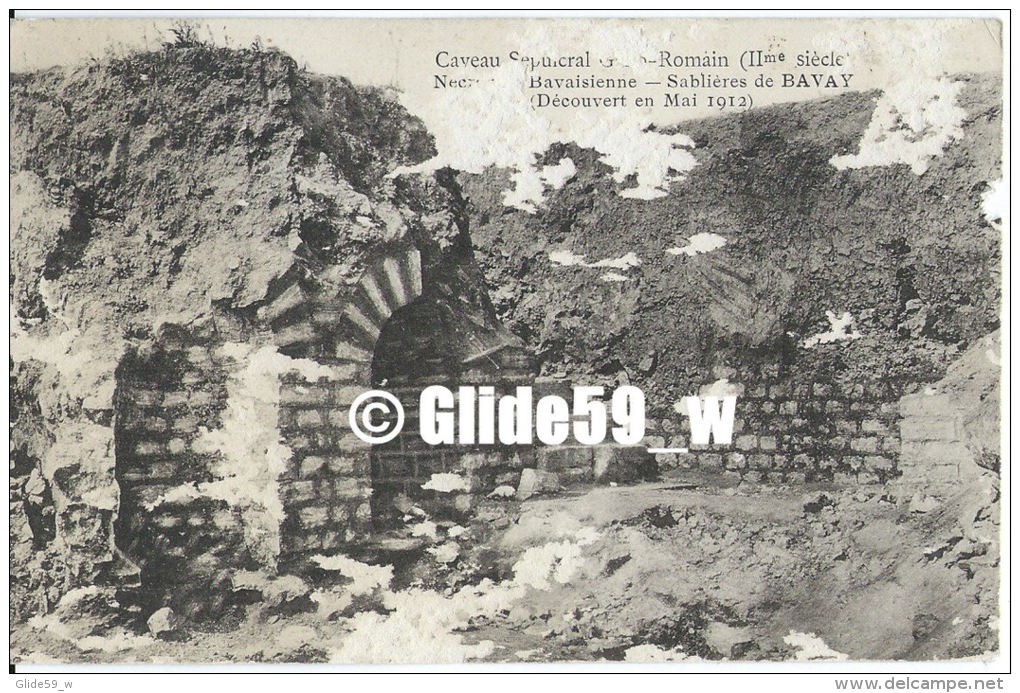 Caveau Sepulcral Gallo-Romain (IIme Siècle) - Nécropolr Bavaisienne - Sablières De BAVAY (Découvert En Mai 1912) - Bavay