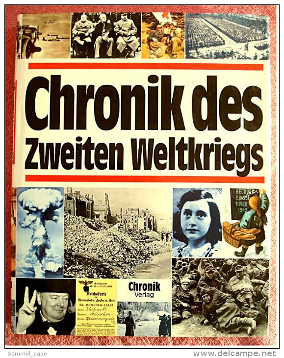 3 große dicke Bildbände : Der zweite Weltkrieg , von Chronik - Peli - Unipart